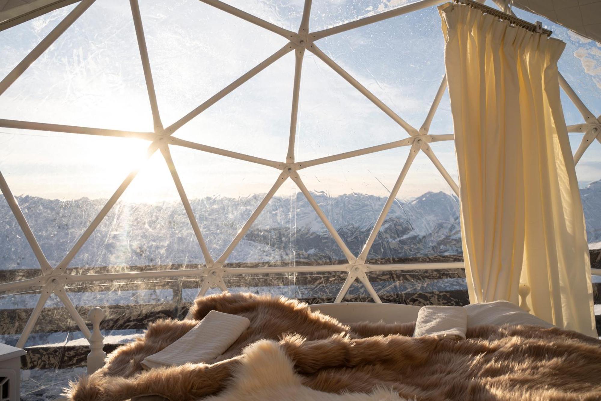 Berghotel Pischa Mountain Lodge Давос Екстериор снимка